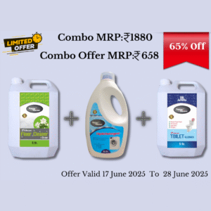5 Liter Floor Cleaner + 5 Liter Detergent Liquid + 5 Liter Toilet Cleaner Combo